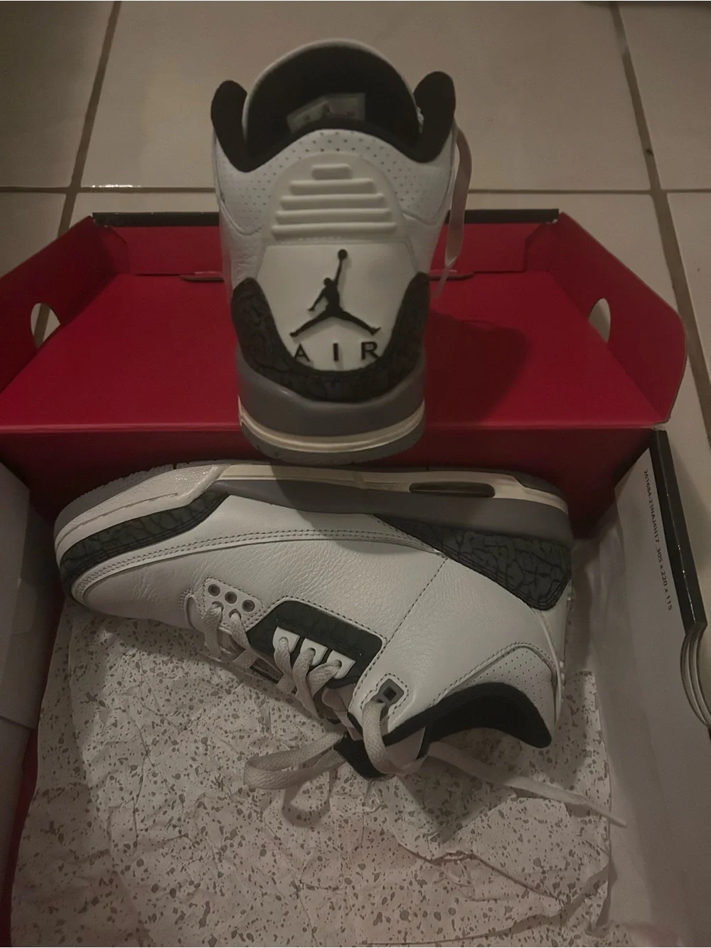 Jordan White and Black Men's Sneakers